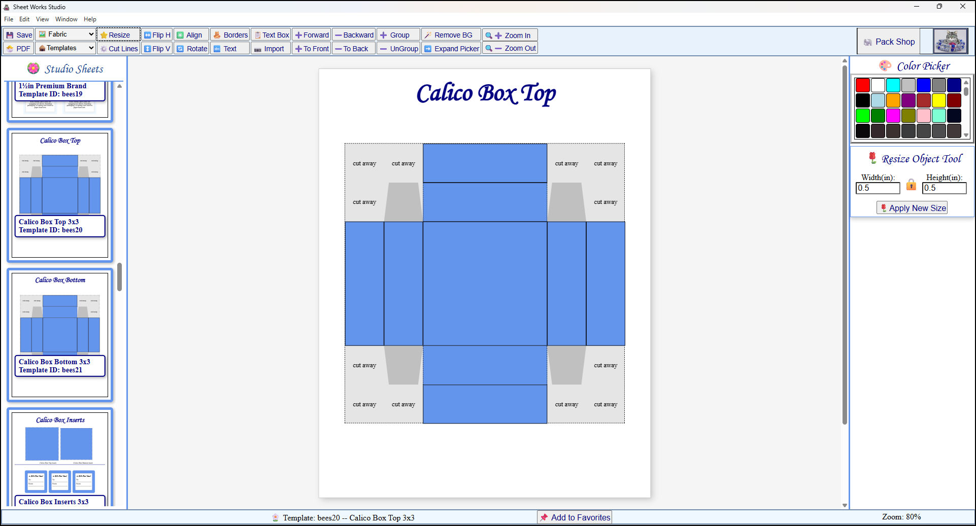 We have Box Templates